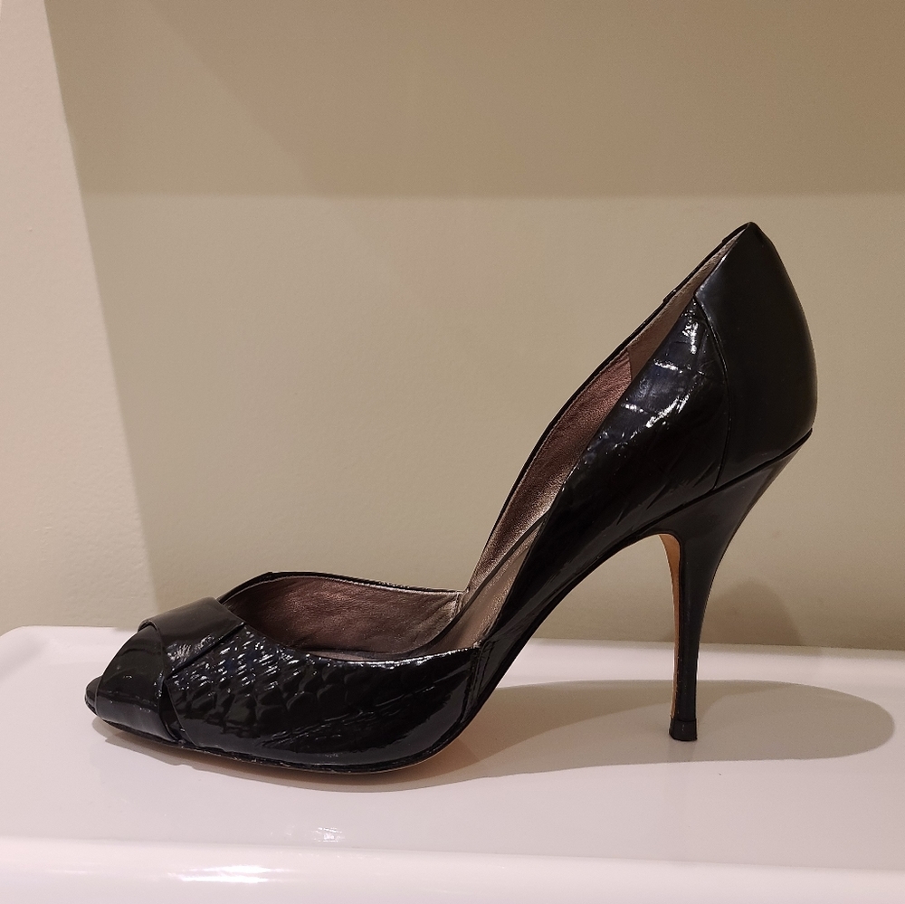 Size 9.5 Patton leather heels from Saks Fifth Ave.